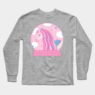 Barbie Movie Horses Patriarchy Quote Ken Long Sleeve T-Shirt